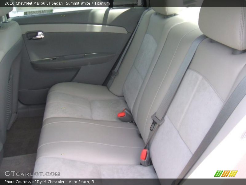 Summit White / Titanium 2010 Chevrolet Malibu LT Sedan