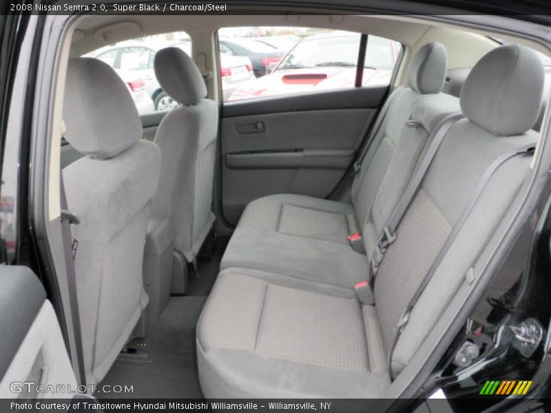 Super Black / Charcoal/Steel 2008 Nissan Sentra 2.0