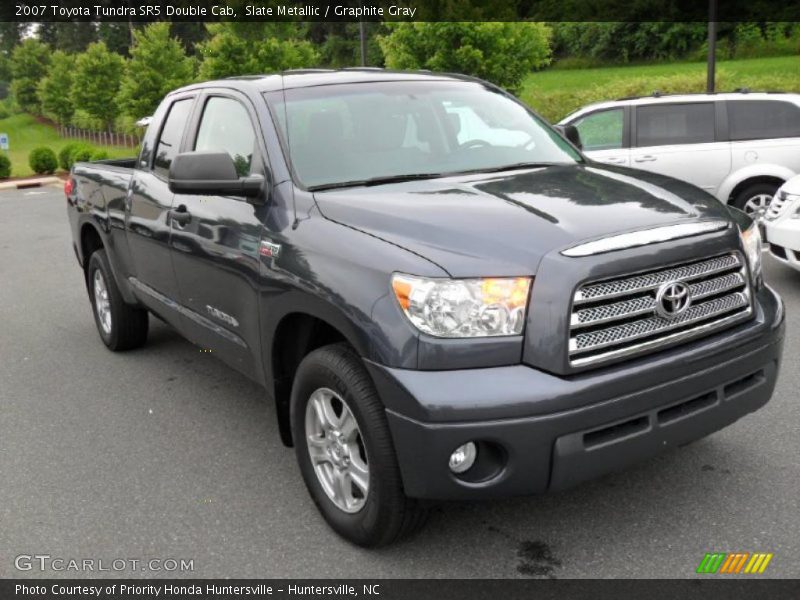 Slate Metallic / Graphite Gray 2007 Toyota Tundra SR5 Double Cab