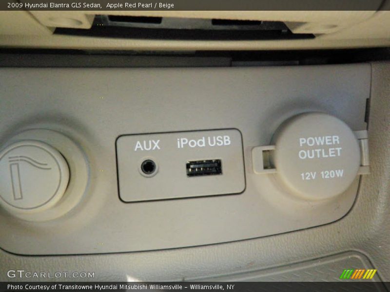 Apple Red Pearl / Beige 2009 Hyundai Elantra GLS Sedan