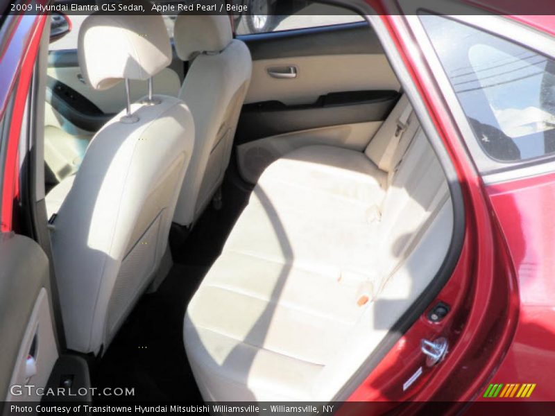Apple Red Pearl / Beige 2009 Hyundai Elantra GLS Sedan
