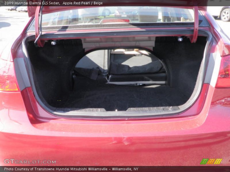 Apple Red Pearl / Beige 2009 Hyundai Elantra GLS Sedan