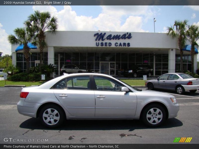 Bright Silver / Gray 2009 Hyundai Sonata GLS
