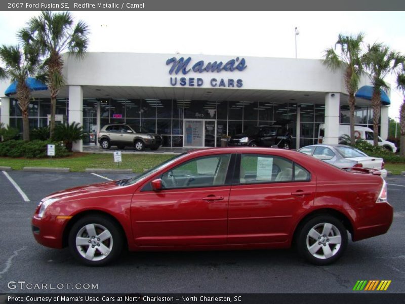 Redfire Metallic / Camel 2007 Ford Fusion SE