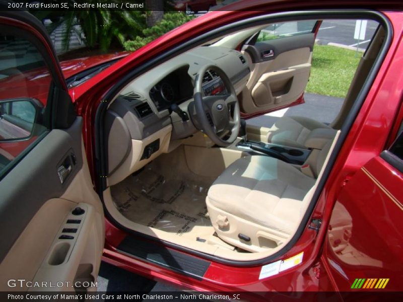 Redfire Metallic / Camel 2007 Ford Fusion SE