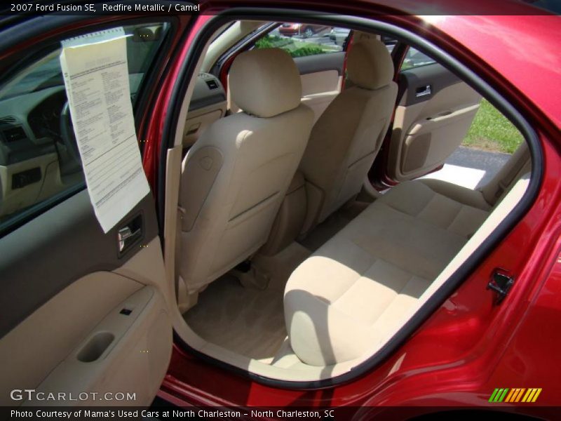 Redfire Metallic / Camel 2007 Ford Fusion SE