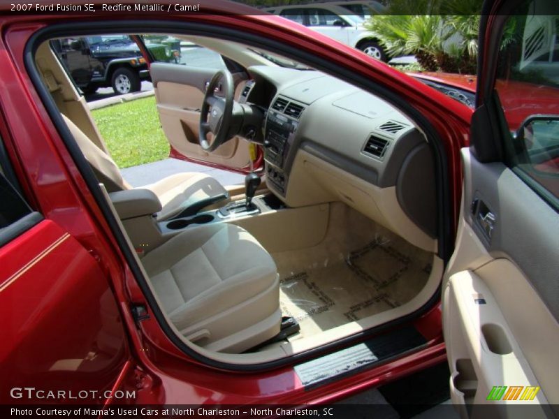 Redfire Metallic / Camel 2007 Ford Fusion SE