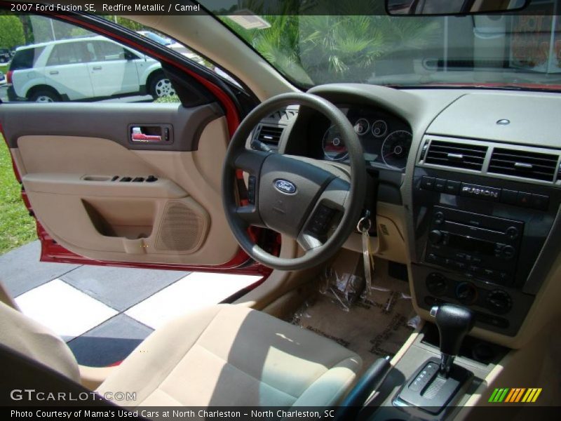 Redfire Metallic / Camel 2007 Ford Fusion SE