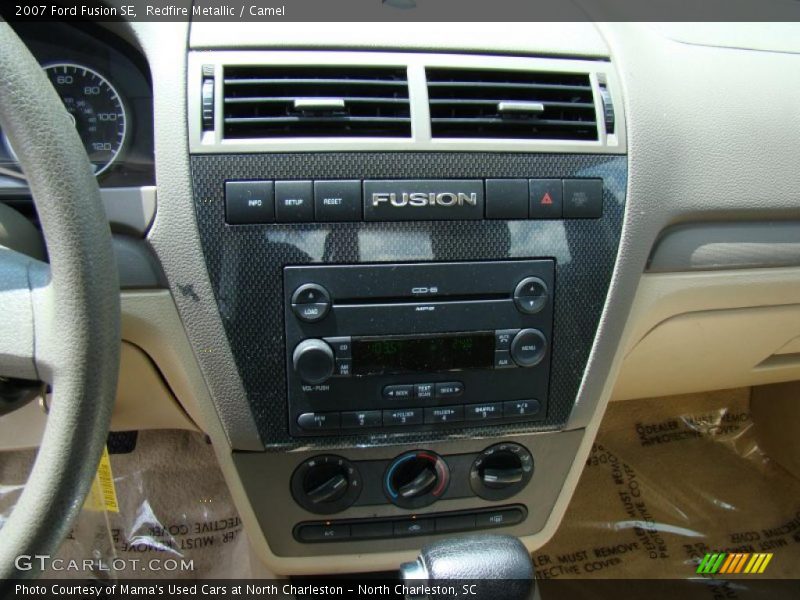 Redfire Metallic / Camel 2007 Ford Fusion SE