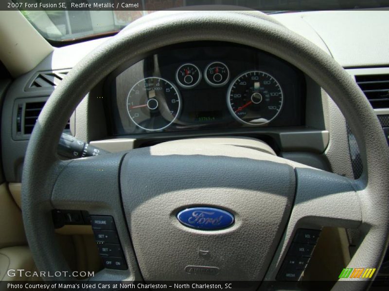 Redfire Metallic / Camel 2007 Ford Fusion SE