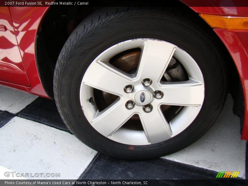Redfire Metallic / Camel 2007 Ford Fusion SE