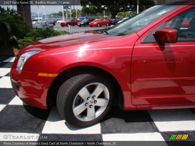 Redfire Metallic / Camel 2007 Ford Fusion SE