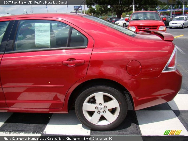 Redfire Metallic / Camel 2007 Ford Fusion SE