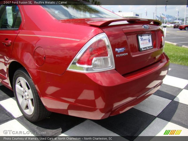 Redfire Metallic / Camel 2007 Ford Fusion SE