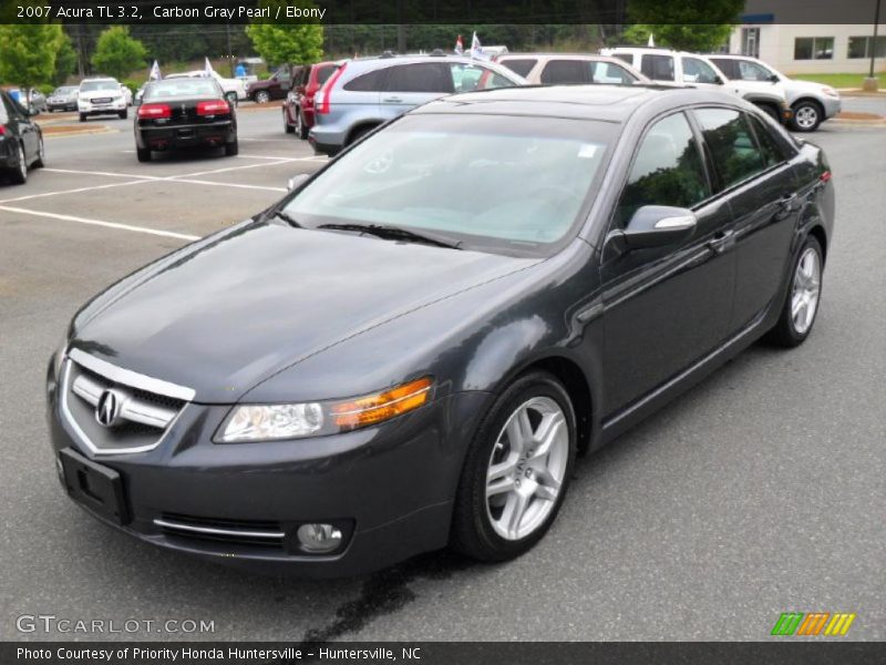 Carbon Gray Pearl / Ebony 2007 Acura TL 3.2