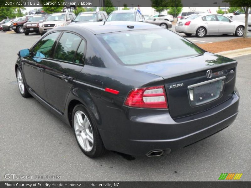 Carbon Gray Pearl / Ebony 2007 Acura TL 3.2