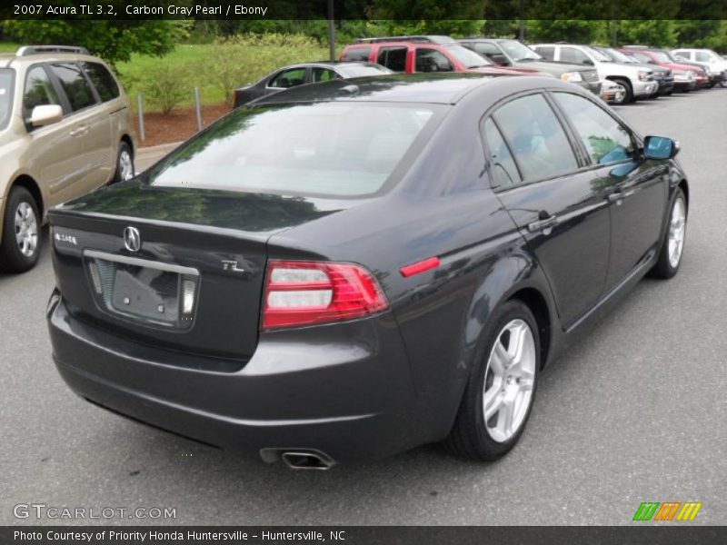Carbon Gray Pearl / Ebony 2007 Acura TL 3.2