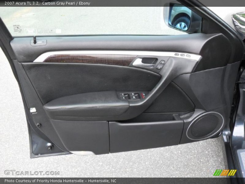 Carbon Gray Pearl / Ebony 2007 Acura TL 3.2