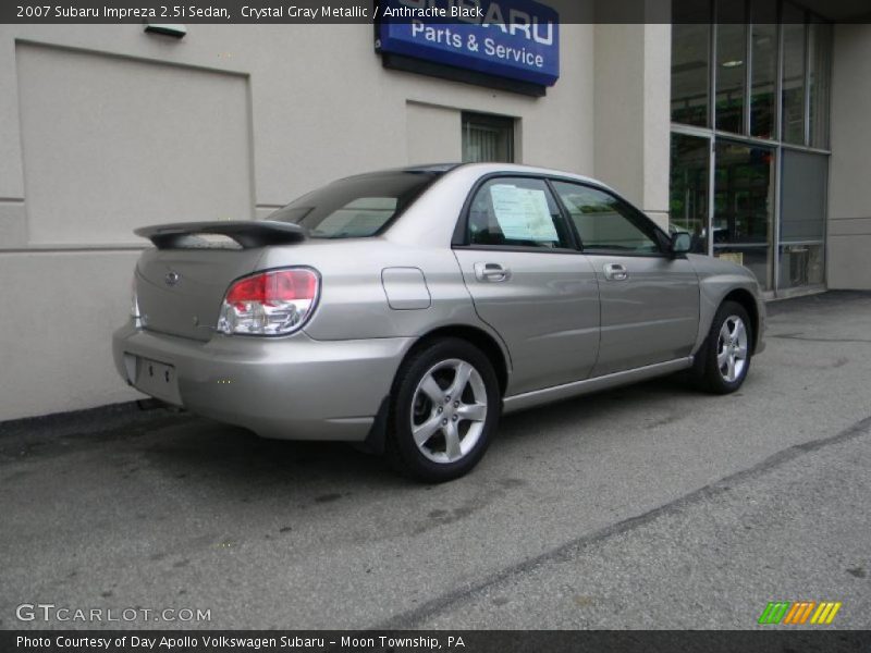 Crystal Gray Metallic / Anthracite Black 2007 Subaru Impreza 2.5i Sedan