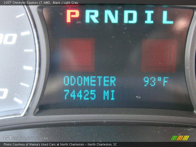 Black / Light Gray 2007 Chevrolet Equinox LT AWD