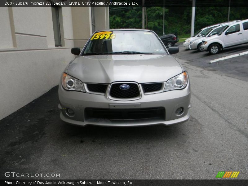 Crystal Gray Metallic / Anthracite Black 2007 Subaru Impreza 2.5i Sedan