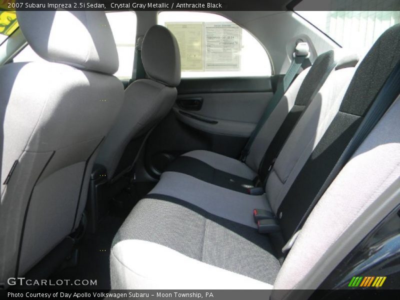 Crystal Gray Metallic / Anthracite Black 2007 Subaru Impreza 2.5i Sedan