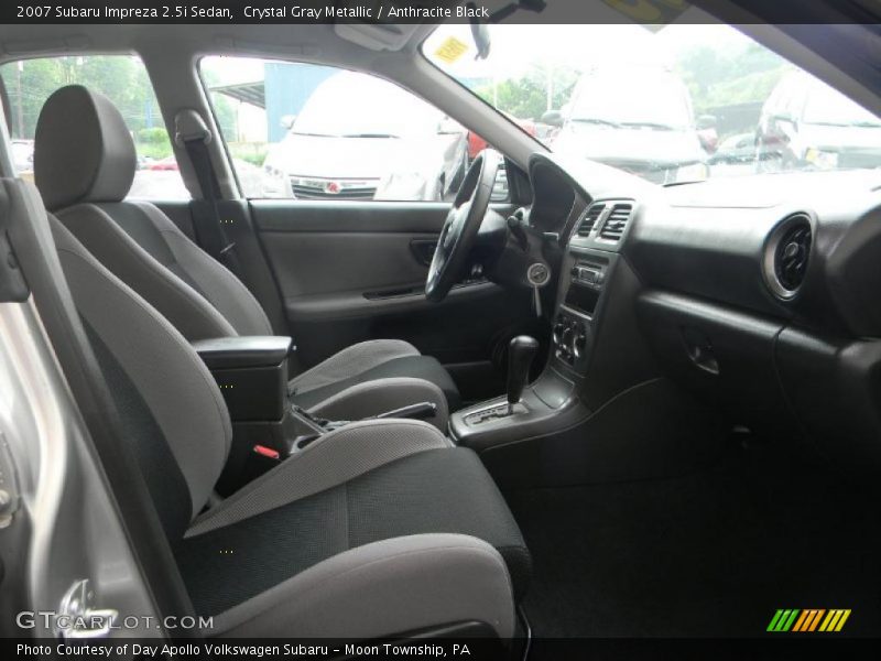 Crystal Gray Metallic / Anthracite Black 2007 Subaru Impreza 2.5i Sedan