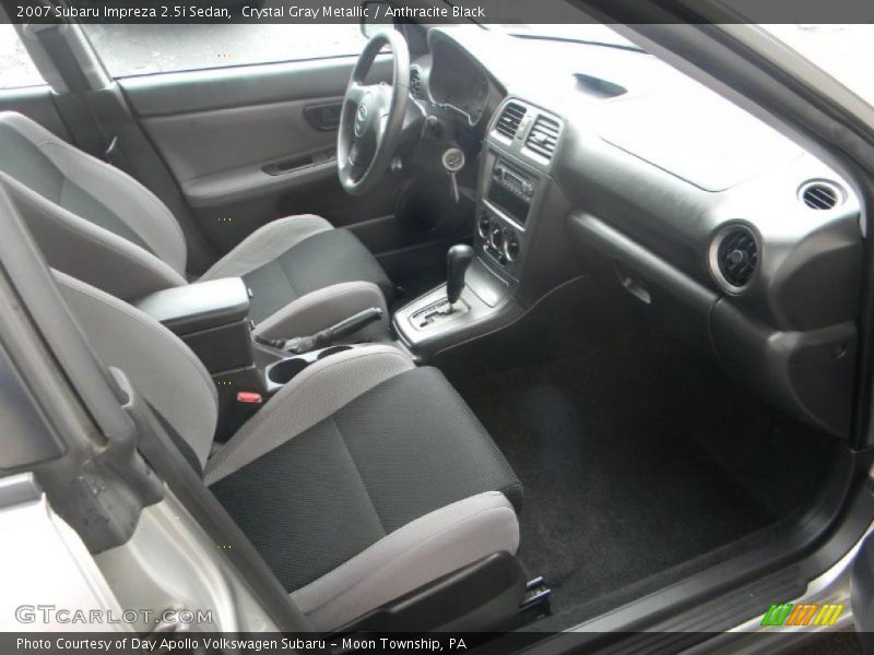Crystal Gray Metallic / Anthracite Black 2007 Subaru Impreza 2.5i Sedan