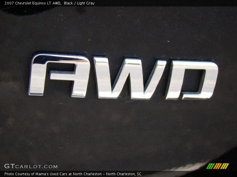 Black / Light Gray 2007 Chevrolet Equinox LT AWD