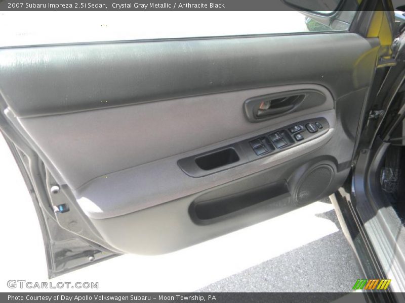 Crystal Gray Metallic / Anthracite Black 2007 Subaru Impreza 2.5i Sedan