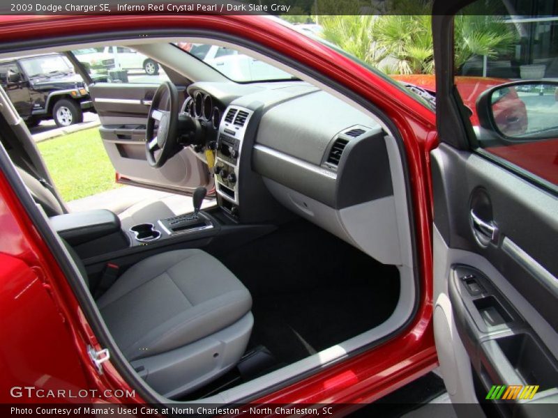 Inferno Red Crystal Pearl / Dark Slate Gray 2009 Dodge Charger SE