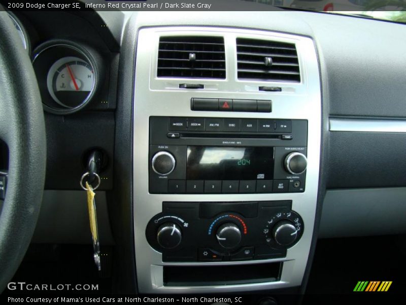 Inferno Red Crystal Pearl / Dark Slate Gray 2009 Dodge Charger SE