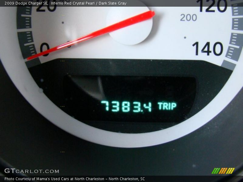 Inferno Red Crystal Pearl / Dark Slate Gray 2009 Dodge Charger SE