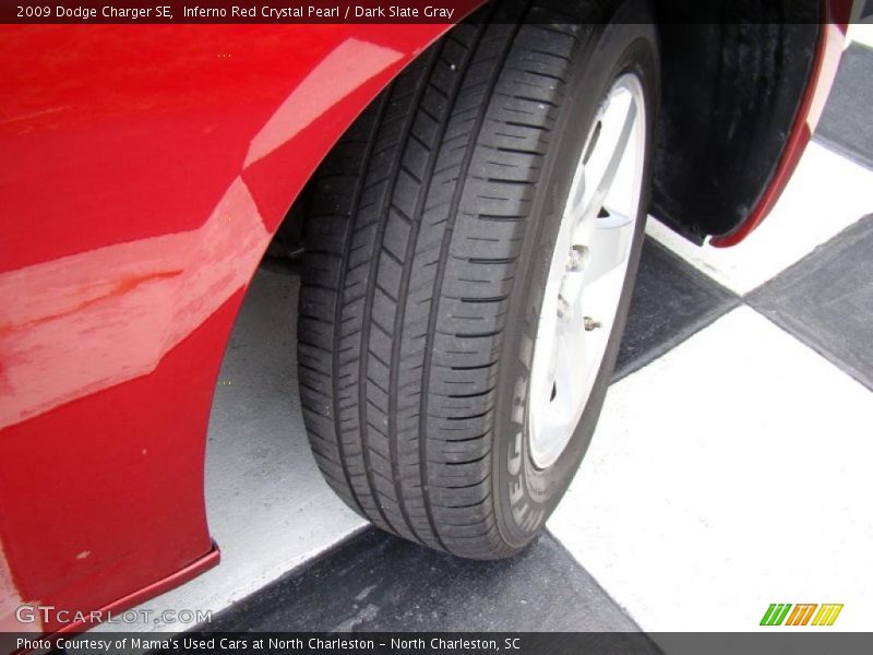 Inferno Red Crystal Pearl / Dark Slate Gray 2009 Dodge Charger SE