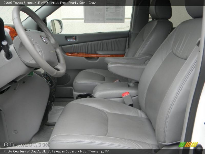 Arctic Frost Pearl / Stone Gray 2006 Toyota Sienna XLE AWD