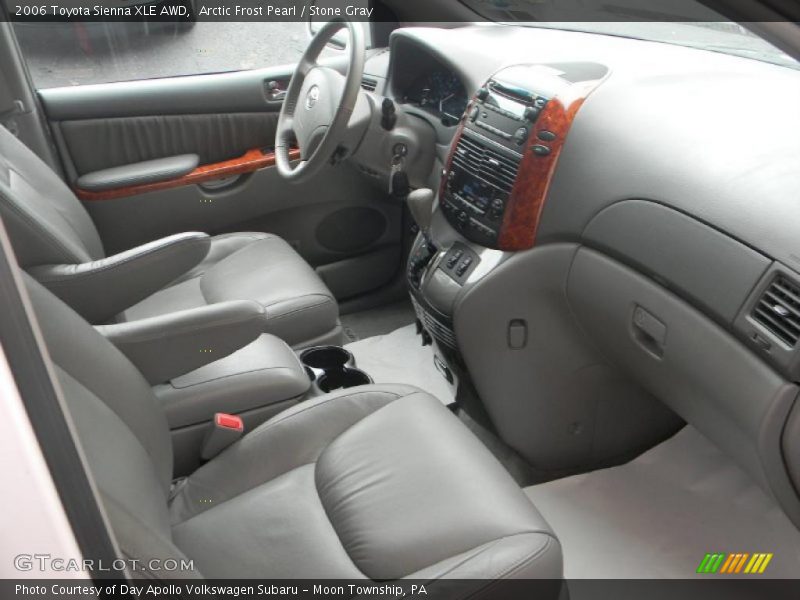 Arctic Frost Pearl / Stone Gray 2006 Toyota Sienna XLE AWD
