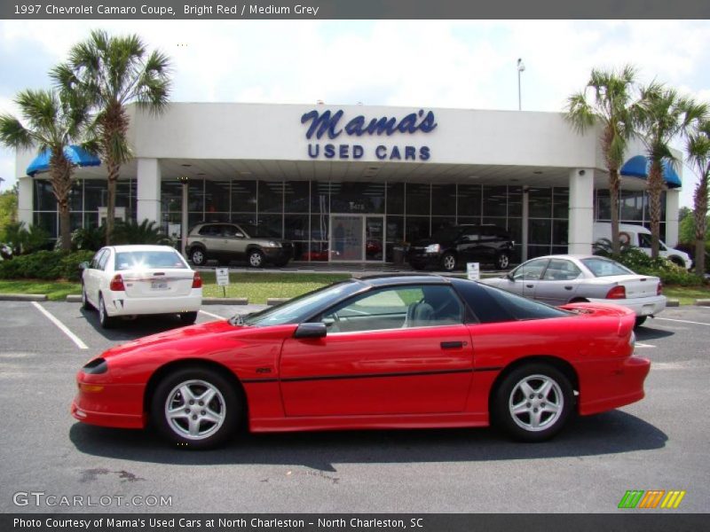 Bright Red / Medium Grey 1997 Chevrolet Camaro Coupe