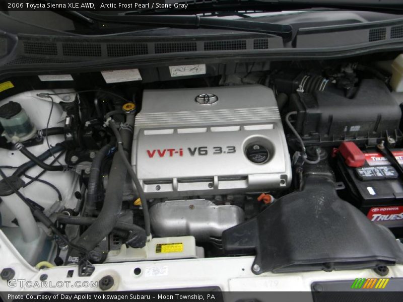 Arctic Frost Pearl / Stone Gray 2006 Toyota Sienna XLE AWD