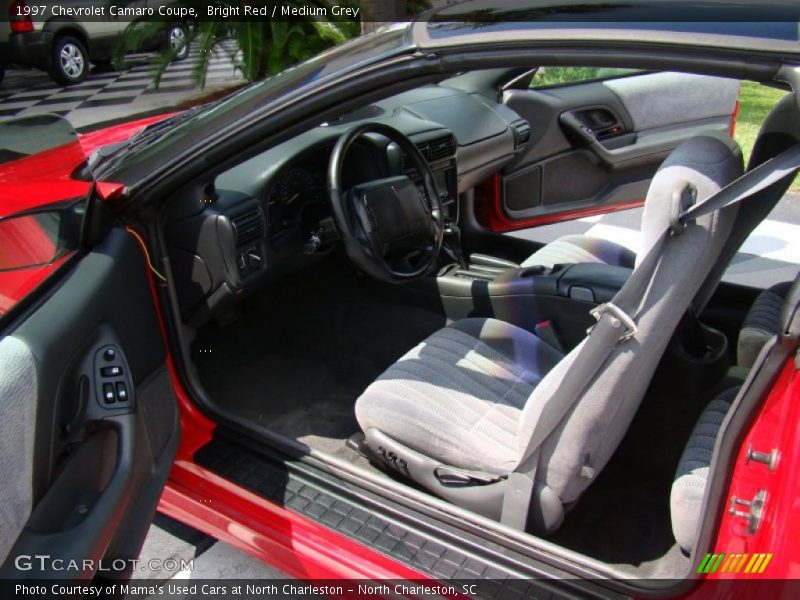 Bright Red / Medium Grey 1997 Chevrolet Camaro Coupe