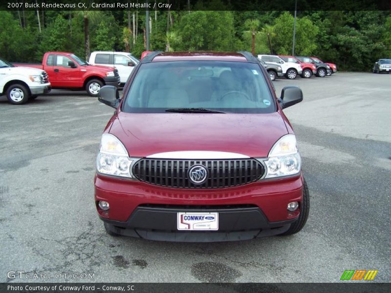 Cardinal Red Metallic / Gray 2007 Buick Rendezvous CX