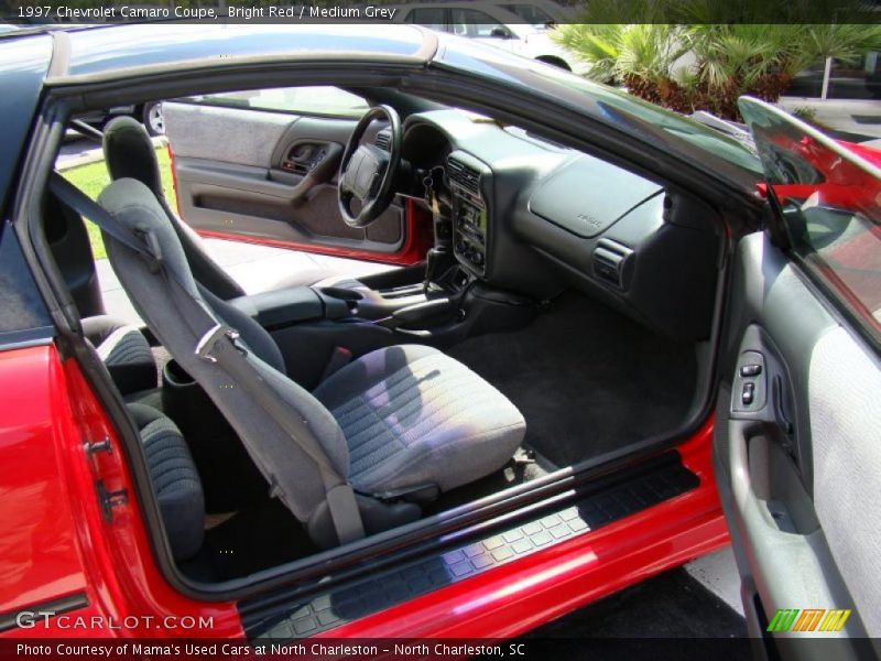 Bright Red / Medium Grey 1997 Chevrolet Camaro Coupe
