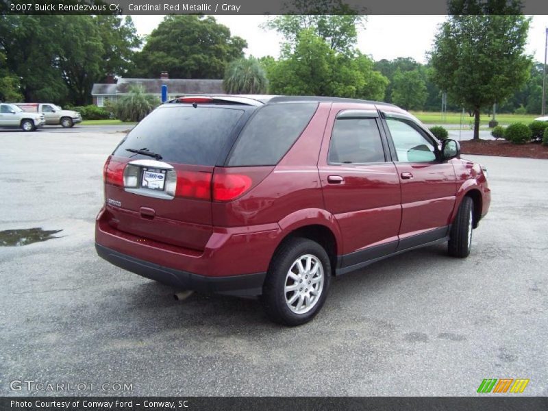 Cardinal Red Metallic / Gray 2007 Buick Rendezvous CX