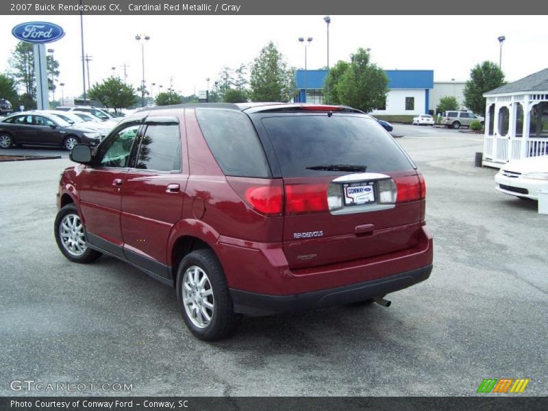 Cardinal Red Metallic / Gray 2007 Buick Rendezvous CX