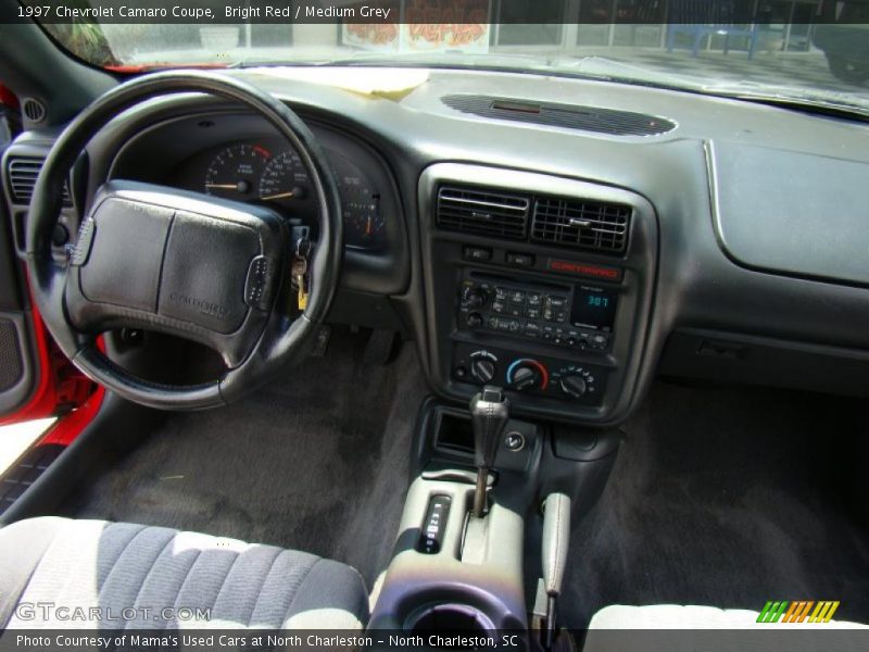 Bright Red / Medium Grey 1997 Chevrolet Camaro Coupe