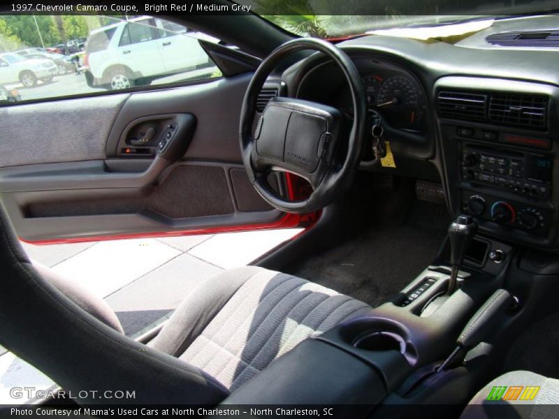 Bright Red / Medium Grey 1997 Chevrolet Camaro Coupe
