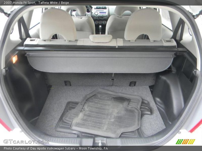 Taffeta White / Beige 2007 Honda Fit Sport
