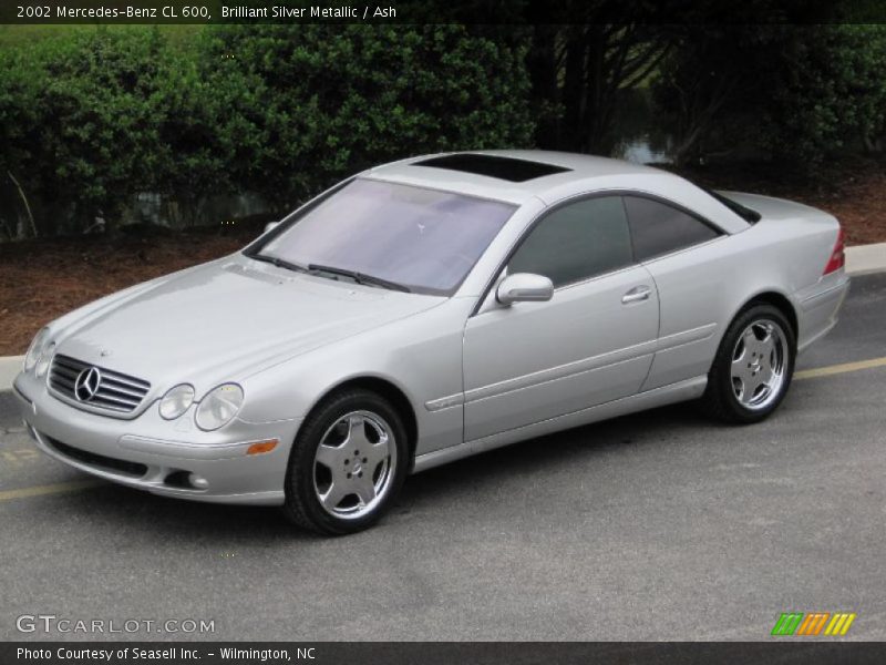 Brilliant Silver Metallic / Ash 2002 Mercedes-Benz CL 600