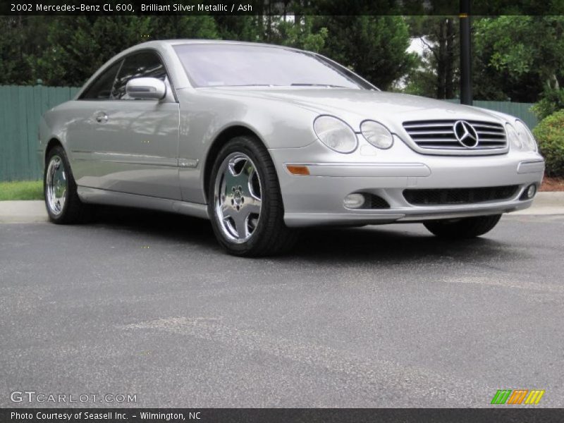 Brilliant Silver Metallic / Ash 2002 Mercedes-Benz CL 600