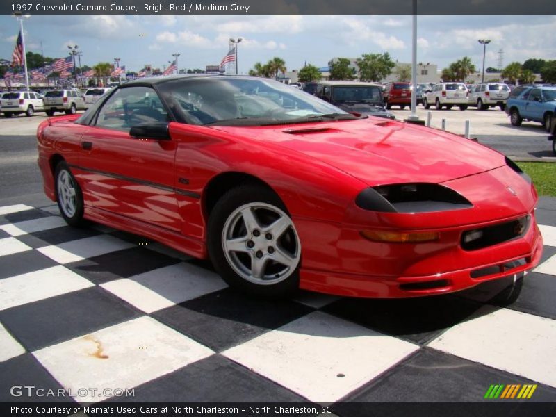 Bright Red / Medium Grey 1997 Chevrolet Camaro Coupe