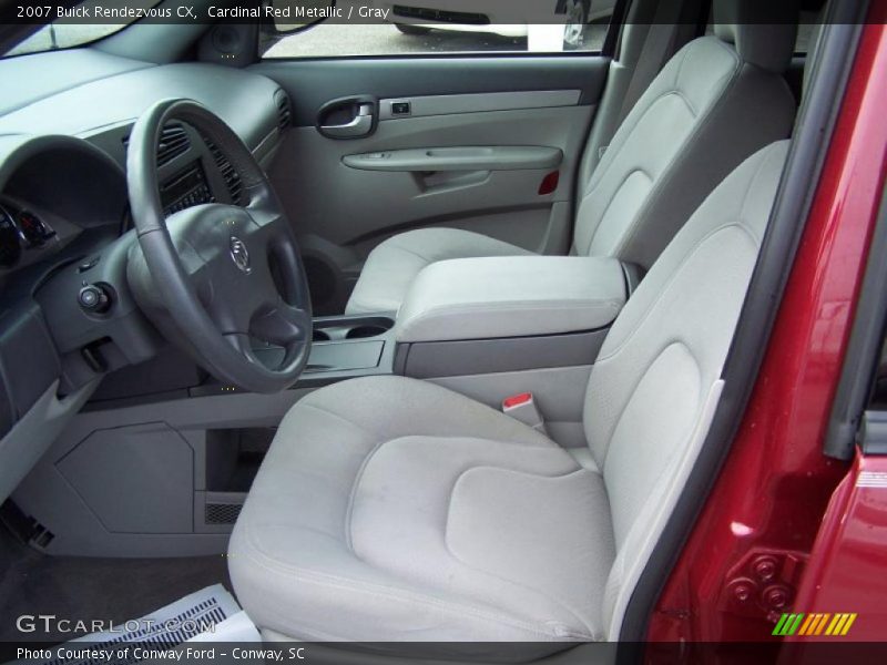 Cardinal Red Metallic / Gray 2007 Buick Rendezvous CX